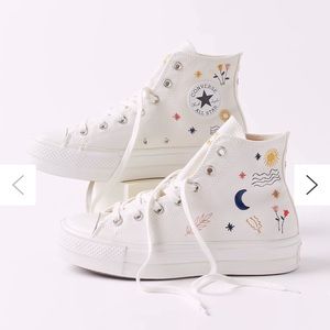 COPY - “It’s okay to wander” White High Tops